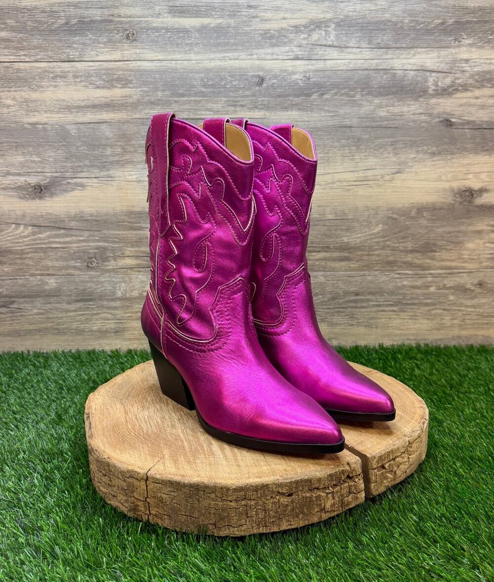 Dolce Vita Women - Size 7.5 - Hot Pink Faux Leather Boots